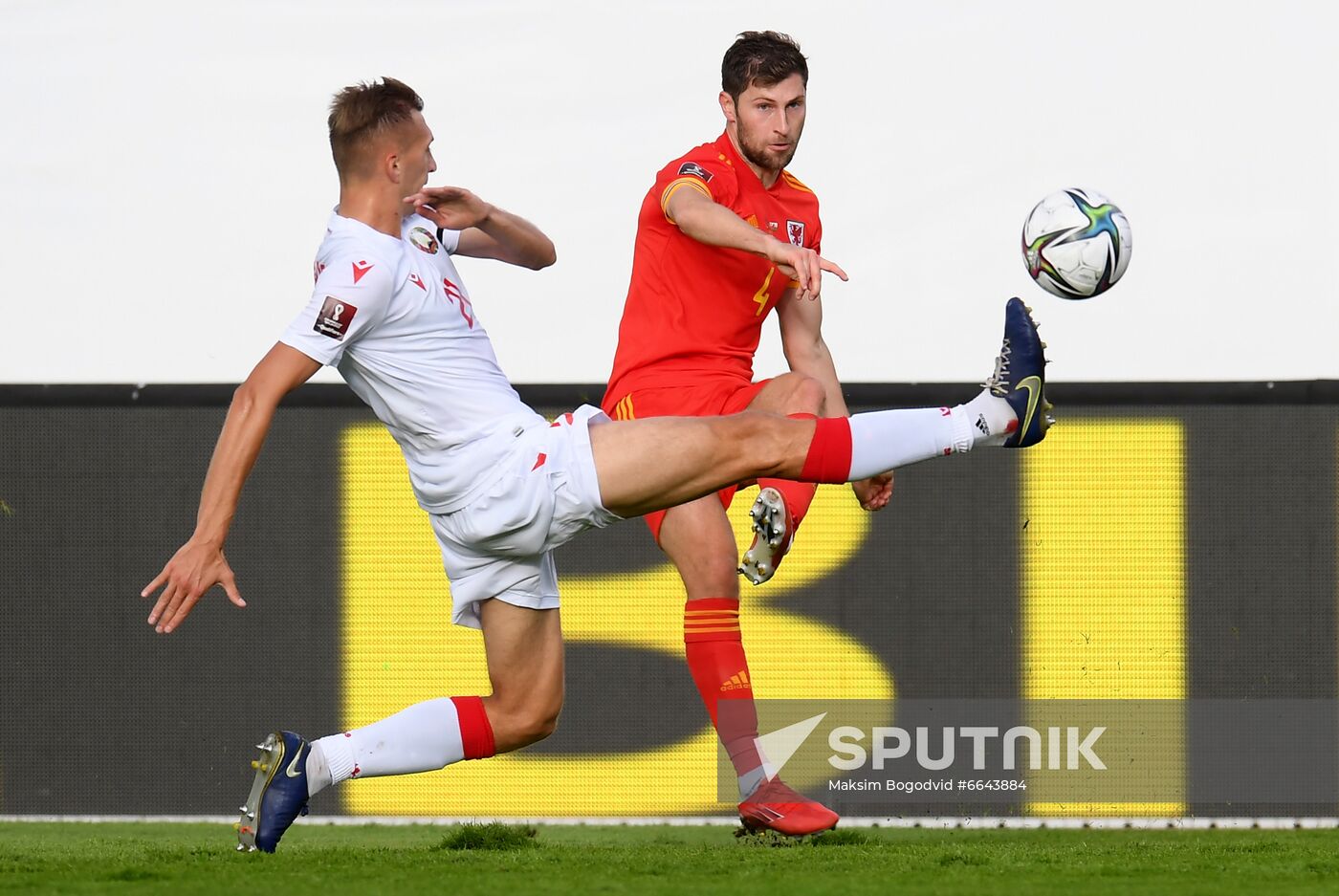 Russia Soccer World Cup 2022 Qualifiers Belarus - Wales