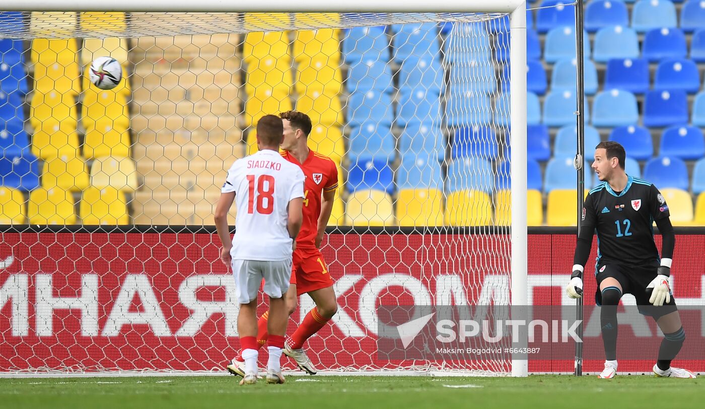 Russia Soccer World Cup 2022 Qualifiers Belarus - Wales