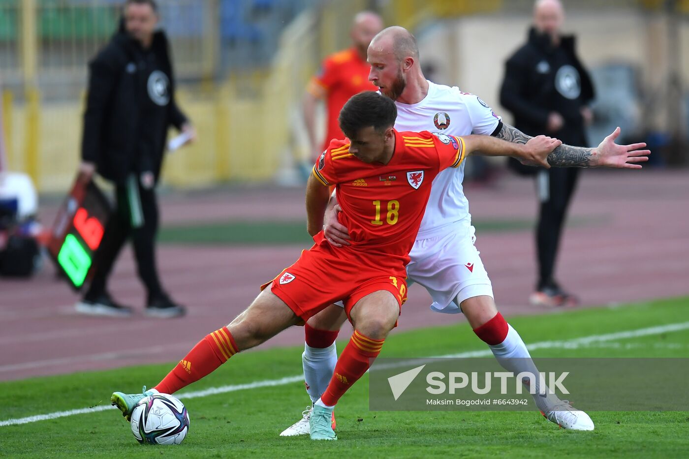 Russia Soccer World Cup 2022 Qualifiers Belarus - Wales