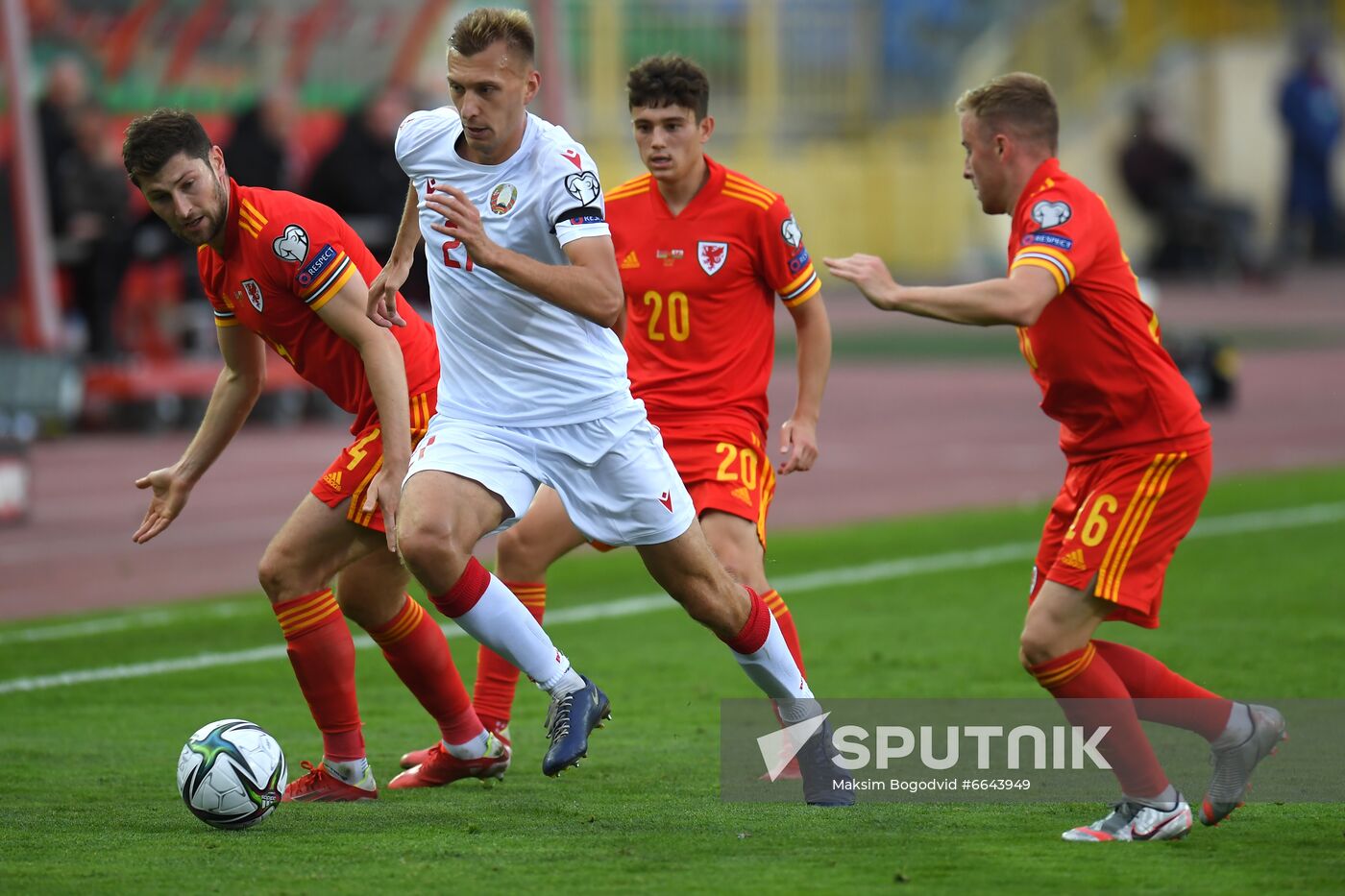Russia Soccer World Cup 2022 Qualifiers Belarus - Wales