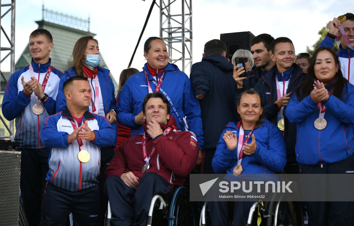 Russia Paralympics 2020 Medalists Honoring
