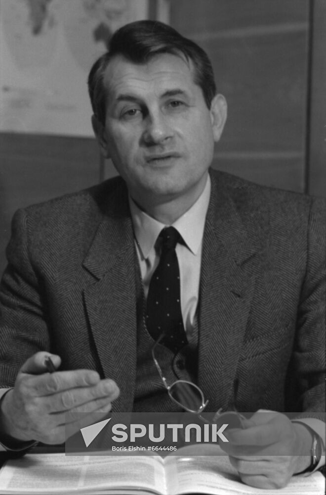 USSR Foreign Ministry's Newsletter Editor-in-Chief Vitaly Milyayev