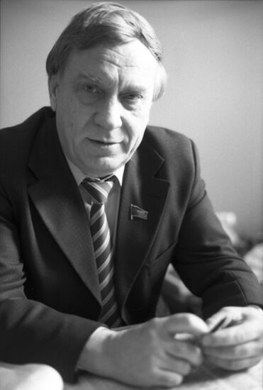 Gennady Yanayev, Chairman of All-Union Central Council of Trade Unions