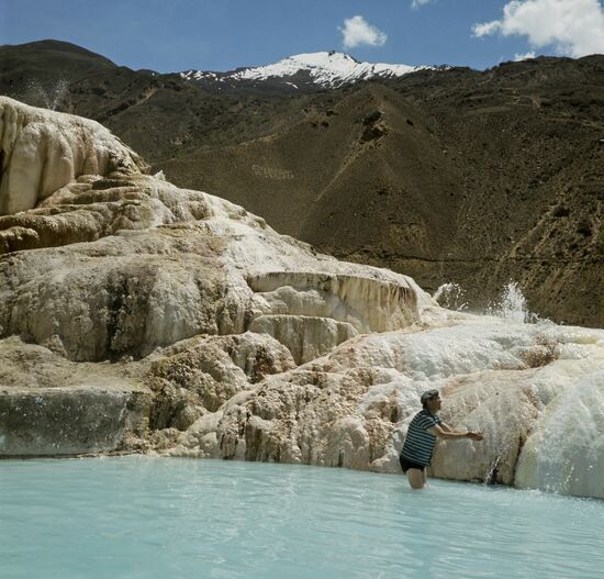 Garm-Chamsha highland resort in Pamir Mountains