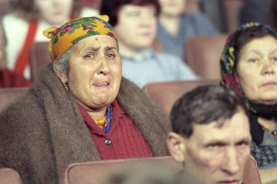 First conference of soldiers' mothers