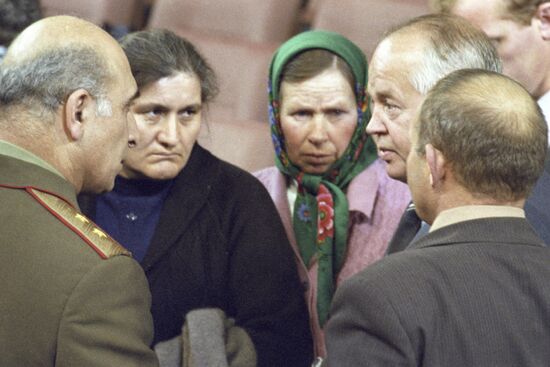 First conference of soldiers' mothers