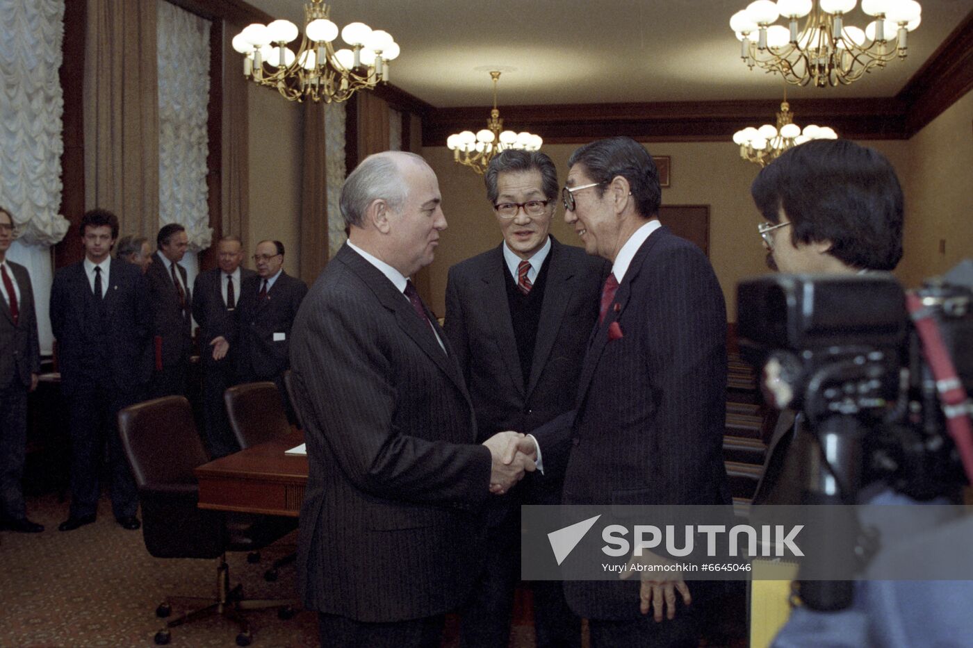 Delegation of Japanese Liberal-Democratic Party visits Soviet Union