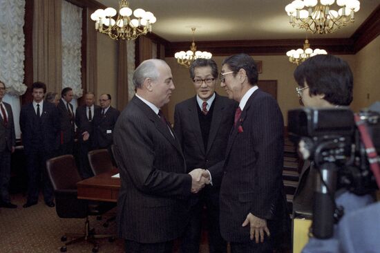 Delegation of Japanese Liberal-Democratic Party visits Soviet Union