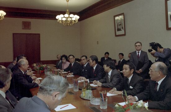 Delegation of Japanese Liberal-Democratic Party visits Soviet Union