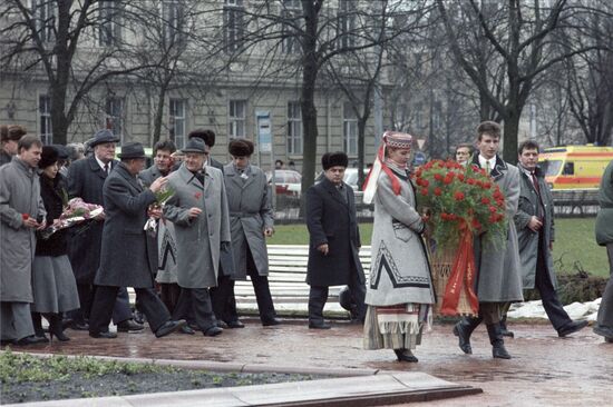 USSR Secretary-General Mikhail Gorbachev's working visit to Lithuanian Soviet Socialist Republic