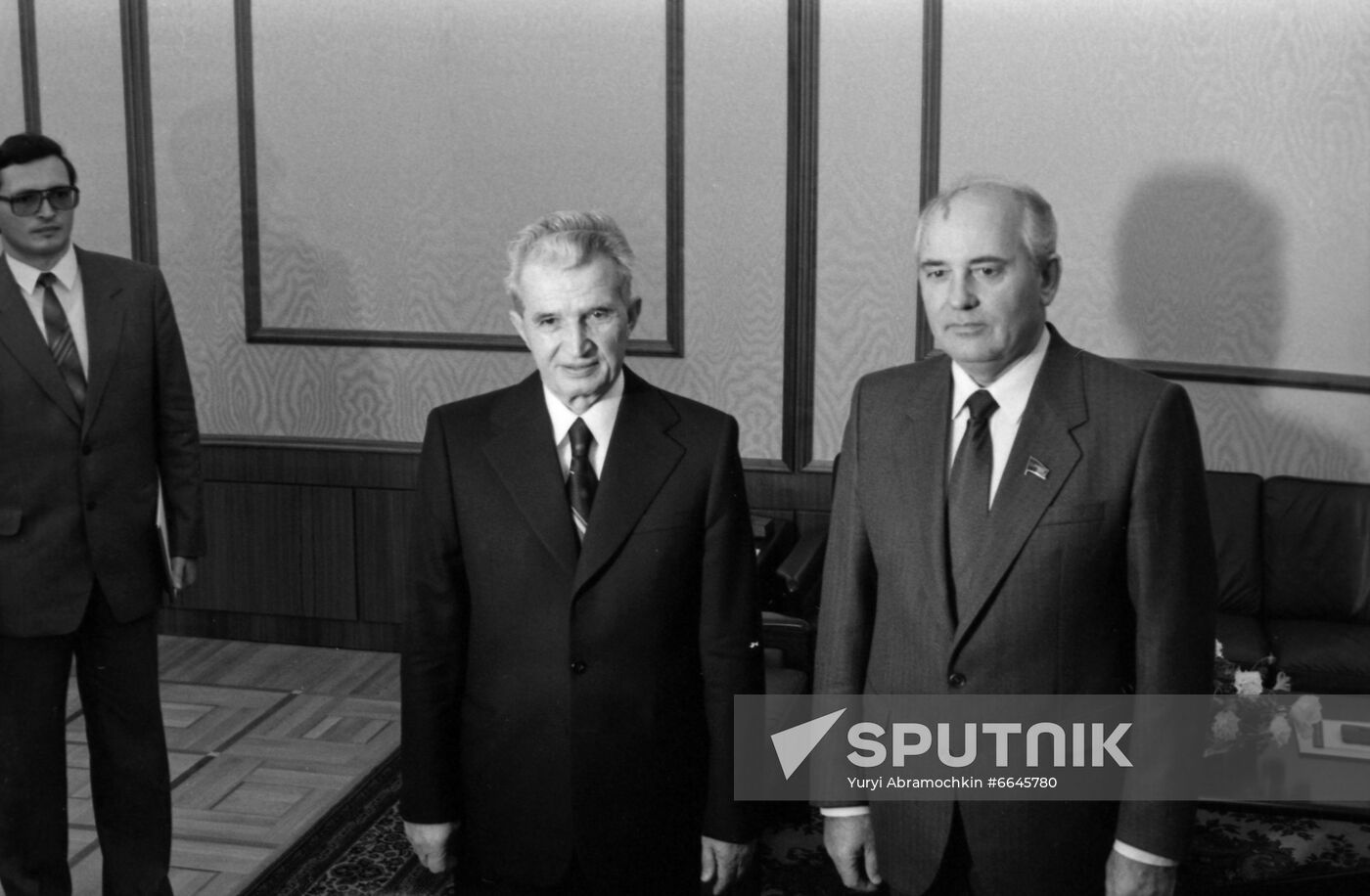 President of Romania Nicolae Ceausescu visits Soviet Union