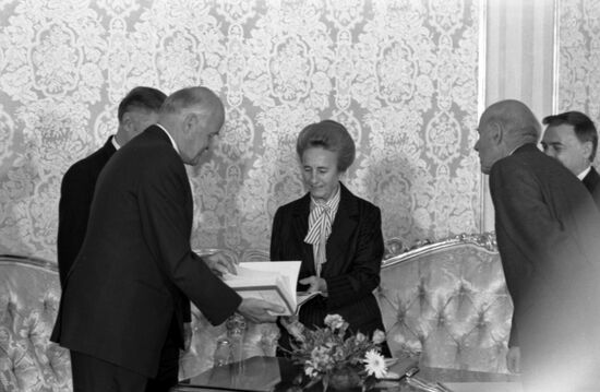 President of Romania Nicolae Ceausescu visits Soviet Union