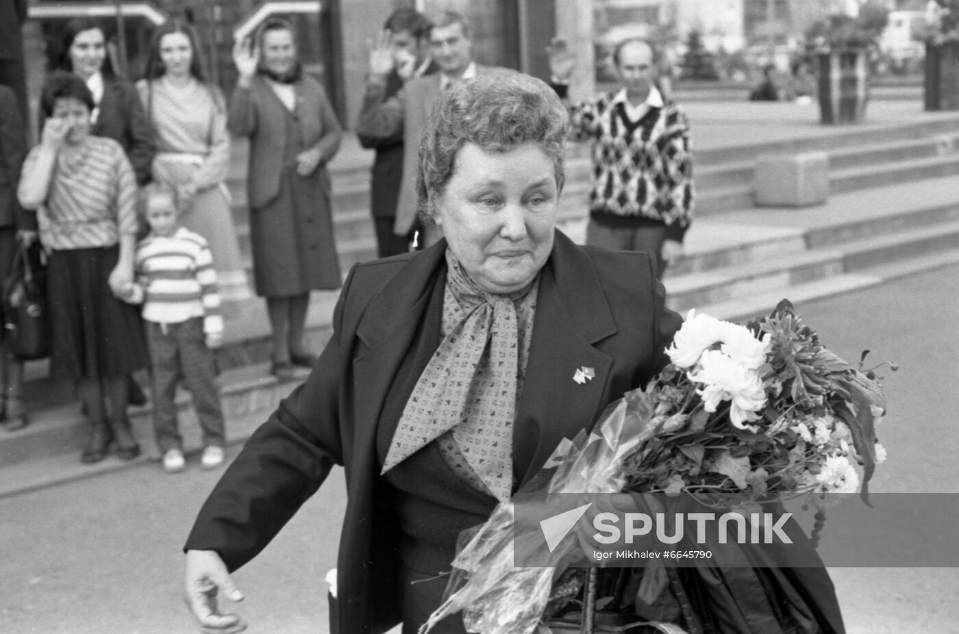 US citizen Anna Polok in Onok village in Trans-Carpathian Region