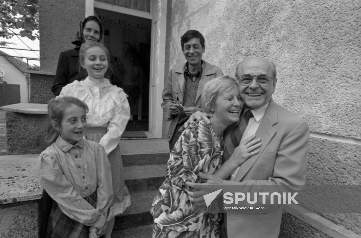US Citizen Mr. Wislocki in Onok village in Trans-Carpathian Region