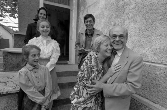 US Citizen Mr. Wislocki in Onok village in Trans-Carpathian Region