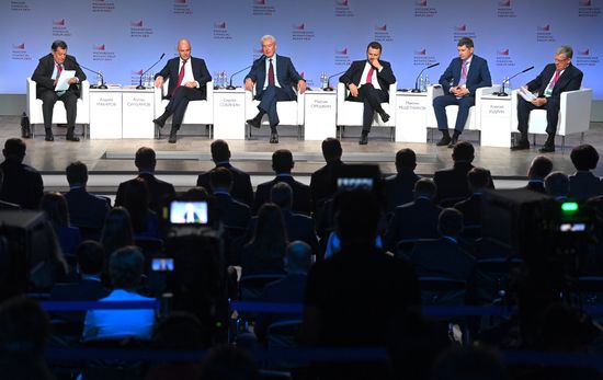 Russia Moscow Financial Forum