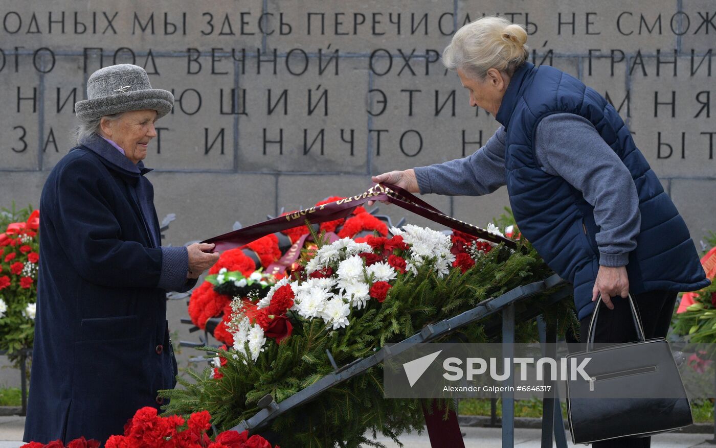 Russia Beginning of Leningrad Siege Anniversary