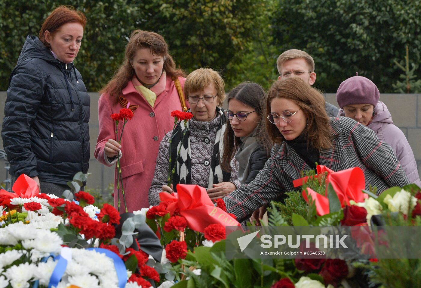 Russia Beginning of Leningrad Siege Anniversary