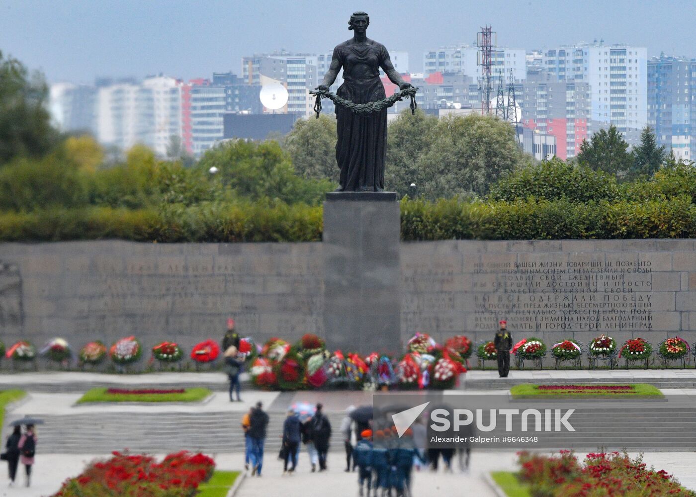 Russia Beginning of Leningrad Siege Anniversary