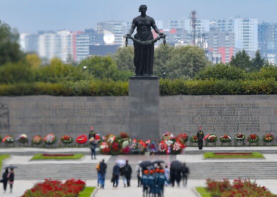 Russia Beginning of Leningrad Siege Anniversary