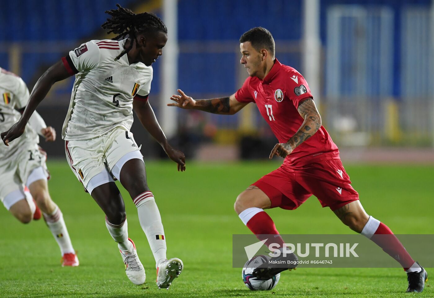 Russia Soccer World Cup 2022 Qualifiers Belarus - Belgium