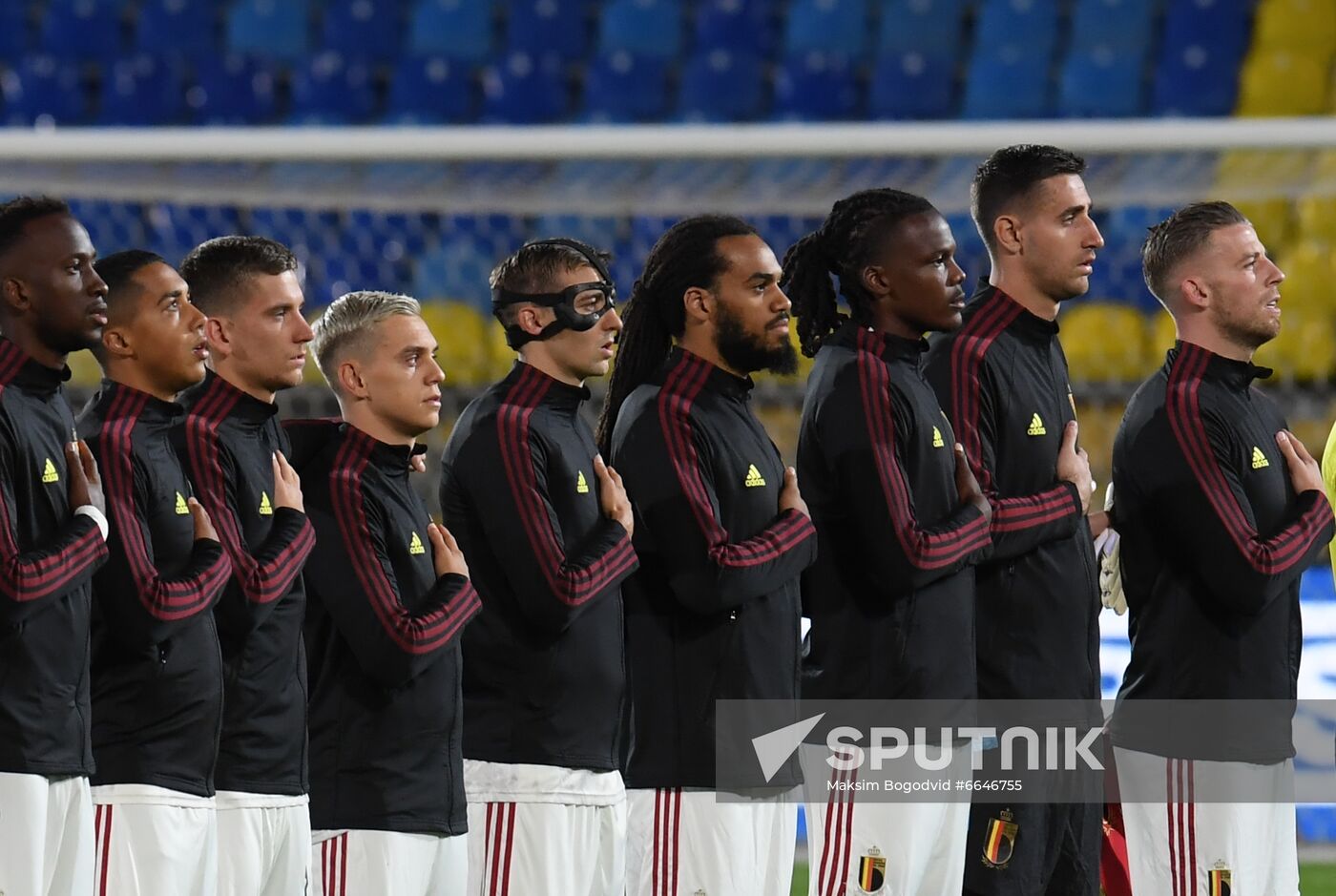 Russia Soccer World Cup 2022 Qualifiers Belarus - Belgium