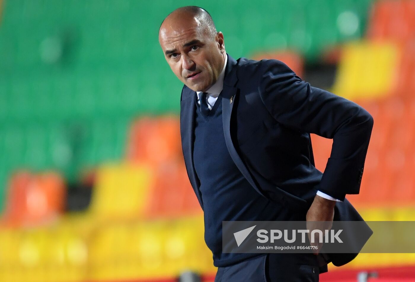 Russia Soccer World Cup 2022 Qualifiers Belarus - Belgium