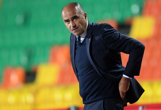 Russia Soccer World Cup 2022 Qualifiers Belarus - Belgium