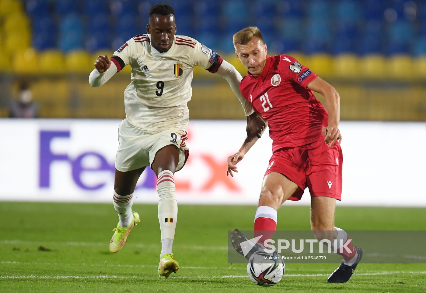 Russia Soccer World Cup 2022 Qualifiers Belarus - Belgium