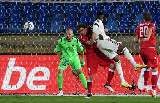 Russia Soccer World Cup 2022 Qualifiers Belarus - Belgium