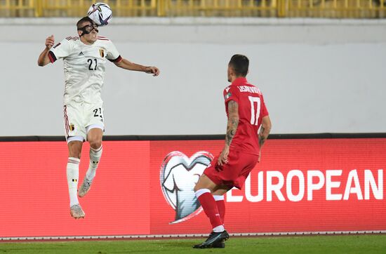 Russia Soccer World Cup 2022 Qualifiers Belarus - Belgium