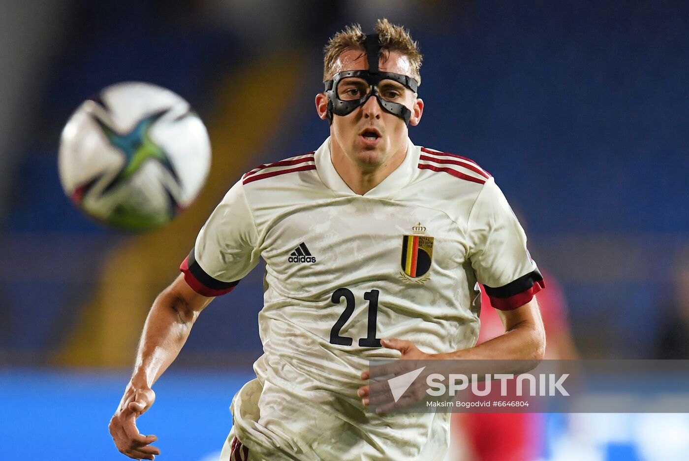 Russia Soccer World Cup 2022 Qualifiers Belarus - Belgium