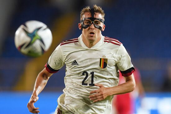 Russia Soccer World Cup 2022 Qualifiers Belarus - Belgium