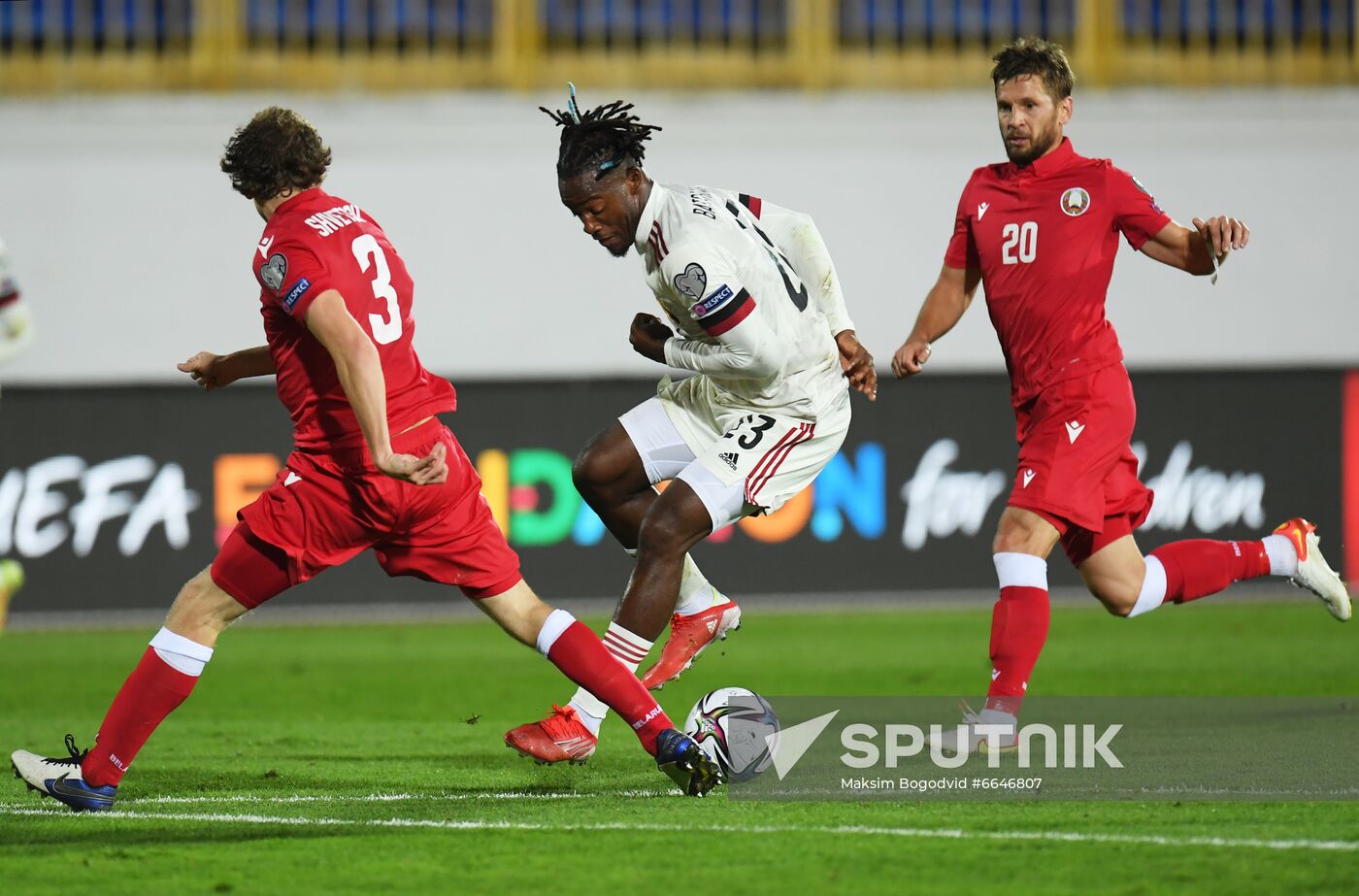 Russia Soccer World Cup 2022 Qualifiers Belarus - Belgium