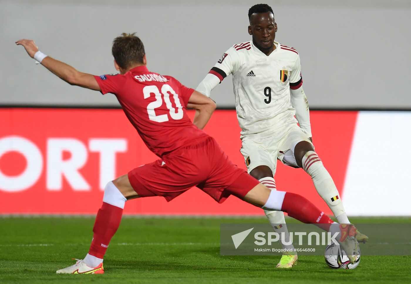 Russia Soccer World Cup 2022 Qualifiers Belarus - Belgium