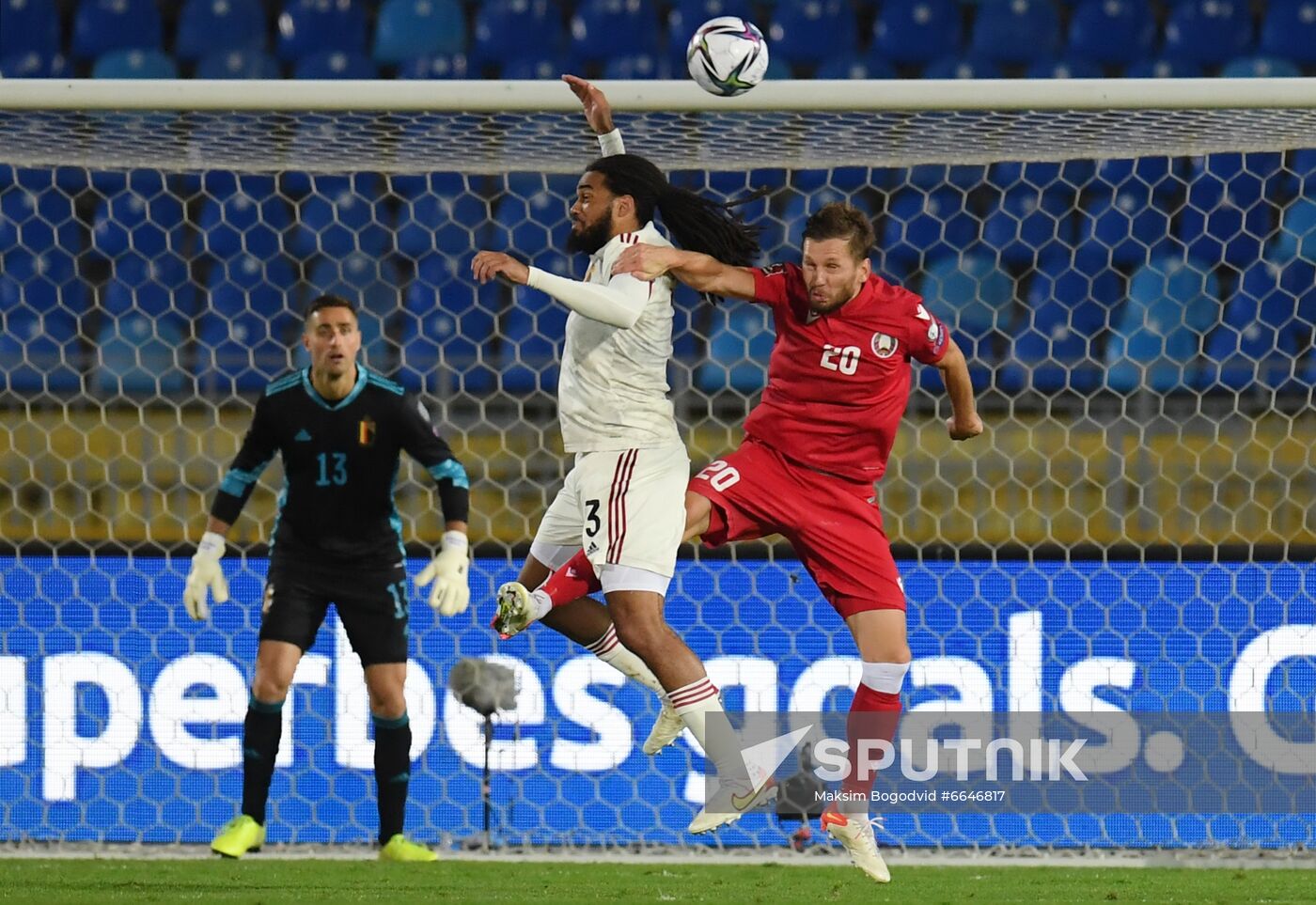 Russia Soccer World Cup 2022 Qualifiers Belarus - Belgium