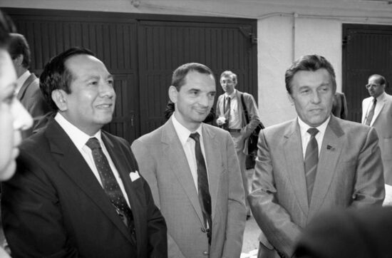 Republic of Peru Ambassador to USSR Roger Eli Loaisa Saavedra