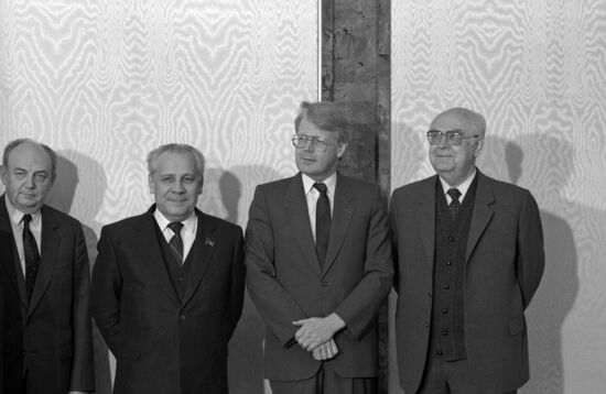 Icelandic Finance Minister Olafur Ragnar Grimsson visits Soviet Union