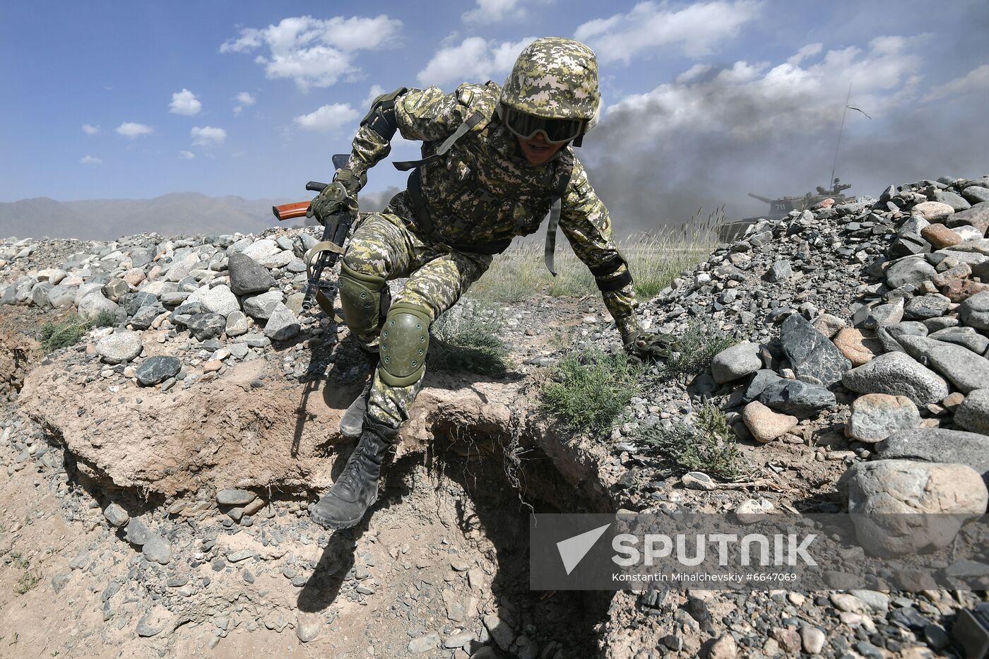 Kyrgyzstan CSTO Military Drills