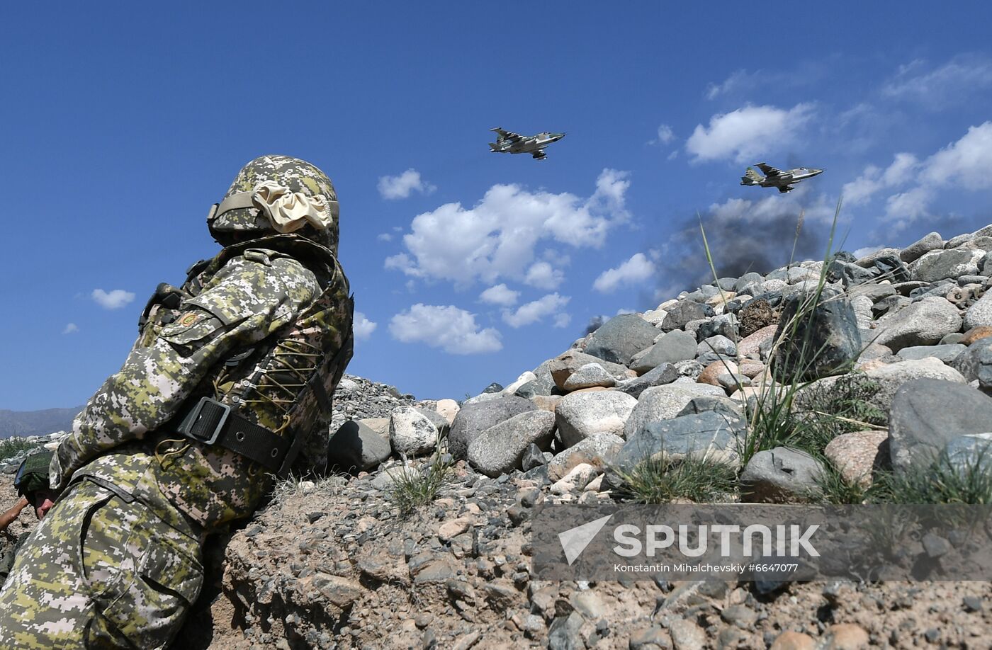 Kyrgyzstan CSTO Military Drills