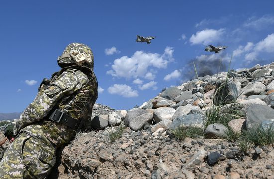 Kyrgyzstan CSTO Military Drills