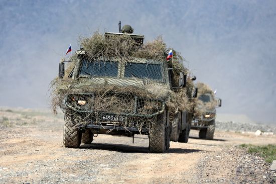 Kyrgyzstan CSTO Military Drills