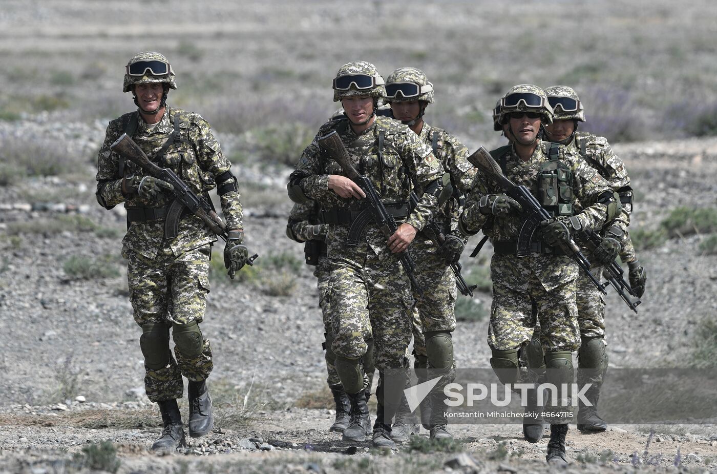 Kyrgyzstan CSTO Military Drills