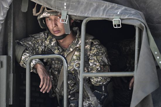 Kyrgyzstan CSTO Military Drills