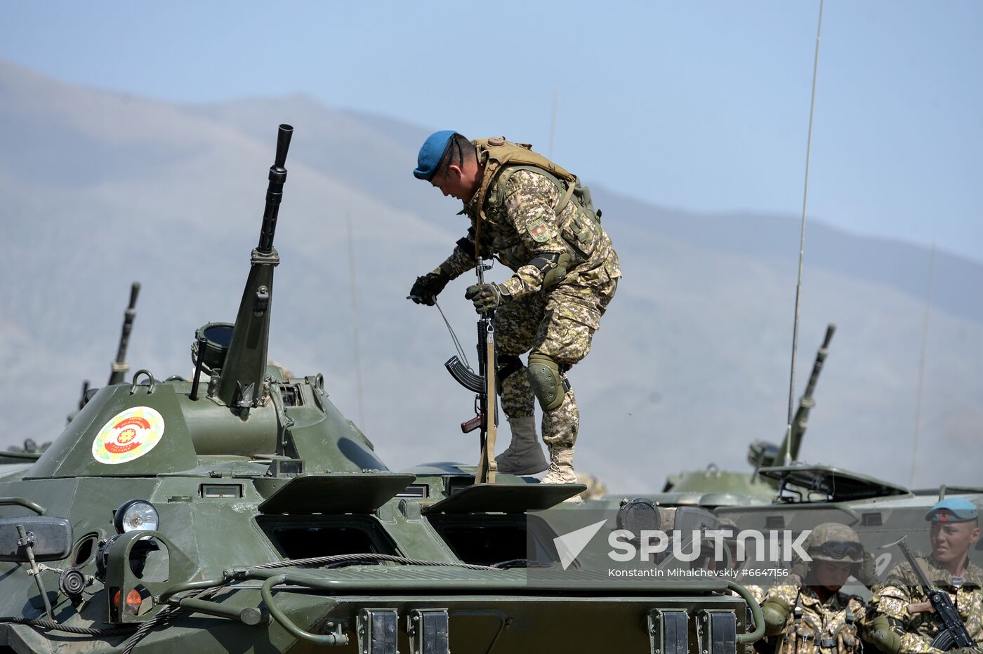 Kyrgyzstan CSTO Military Drills