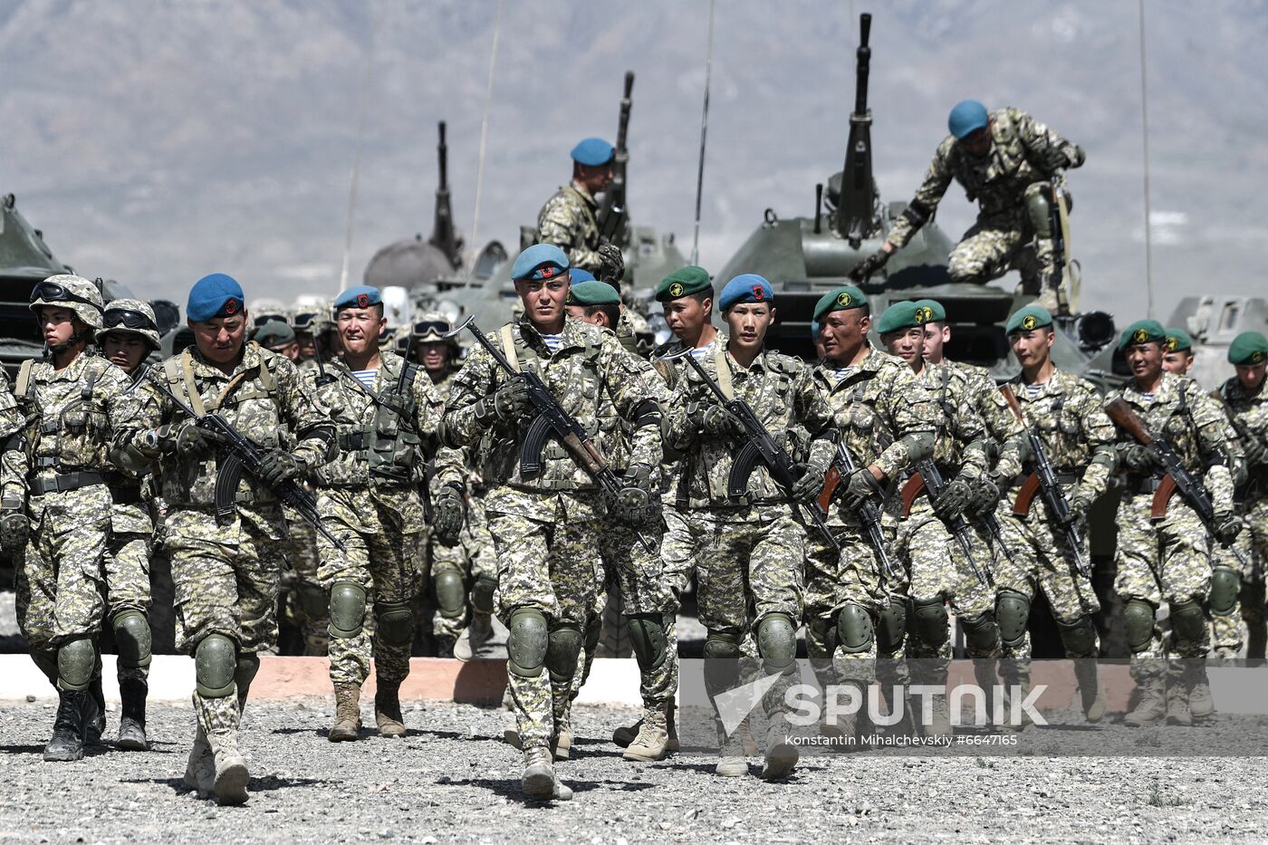 Kyrgyzstan CSTO Military Drills