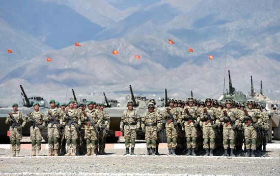 Kyrgyzstan CSTO Military Drills