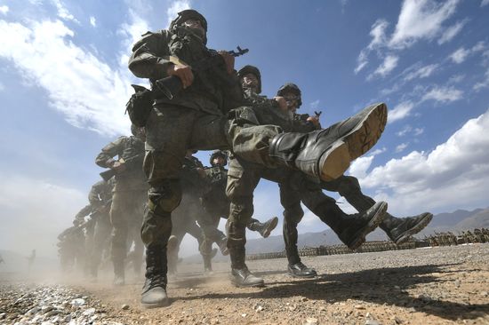 Kyrgyzstan CSTO Military Drills