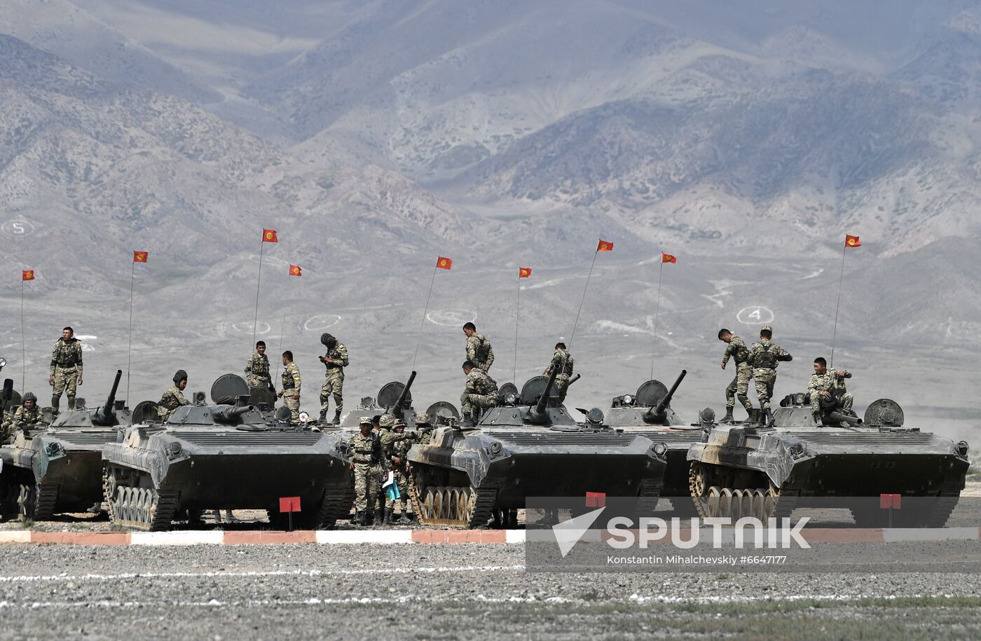 Kyrgyzstan CSTO Military Drills