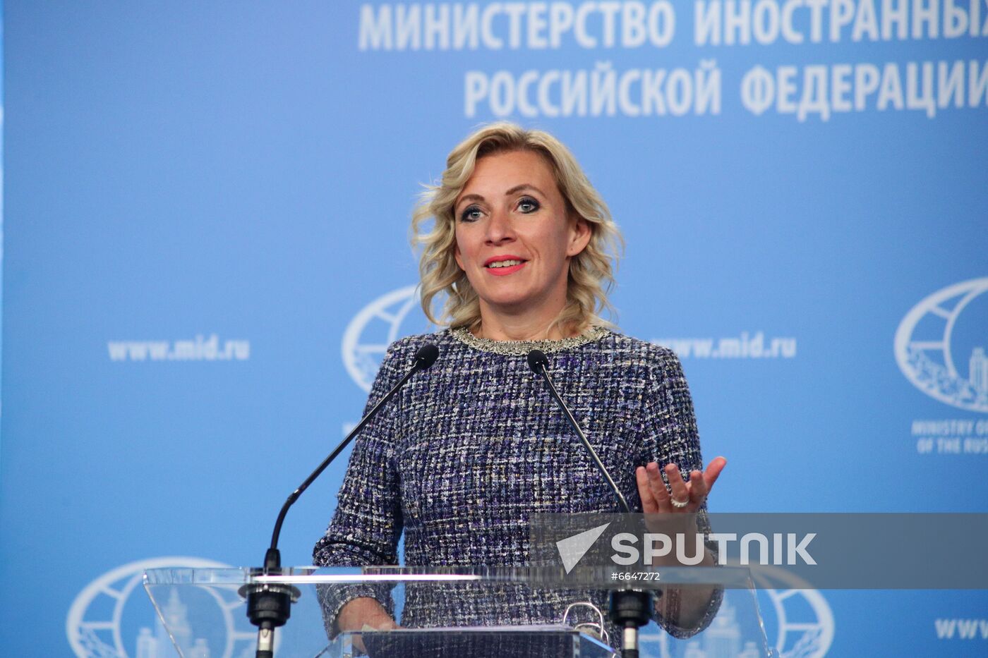 Russia Zakharova Briefing